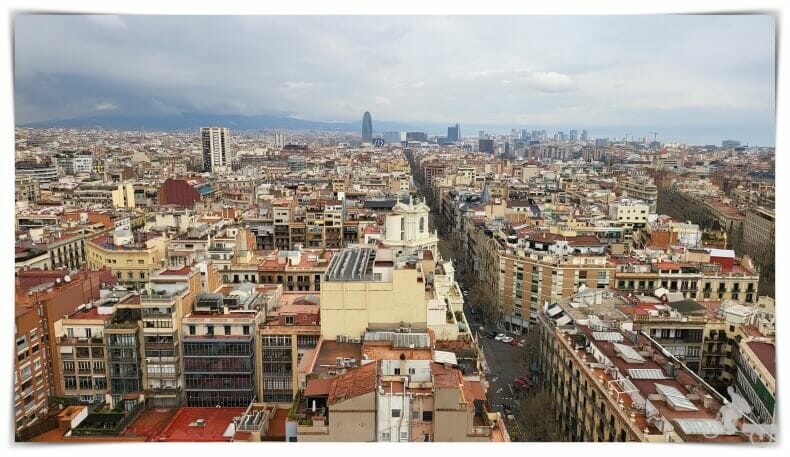 vistas Barcelona desde el Unlimited