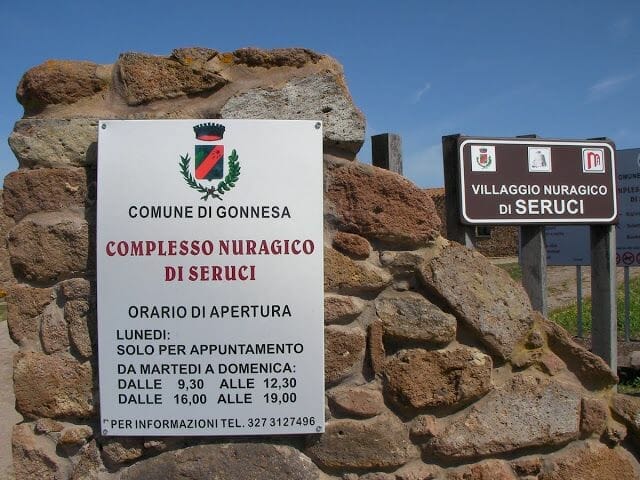 complejo nuragico de Seruci, nuraghes cerdeña