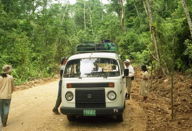 camino a las ruinas de bonampak