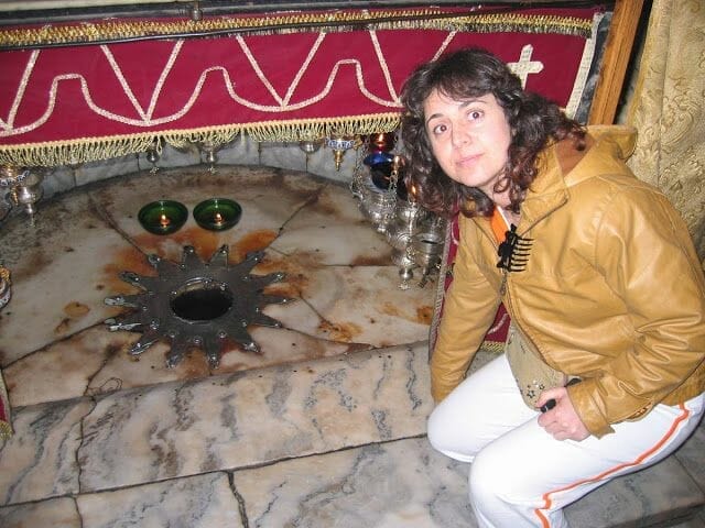 Punto exacto donde nació Jesus en la cripta de la iglesia de la Natividad