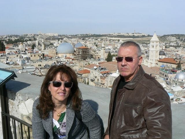 Santo Sepulcro desde Ciudadela de David Santo sepulcro, torre Phasael, ciudadela de David
