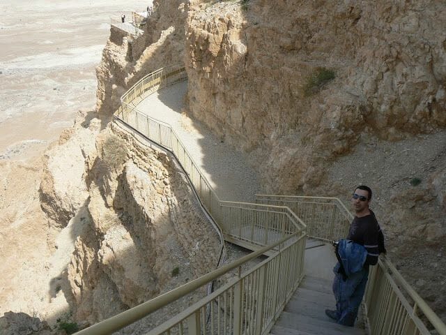 escaleras de masada