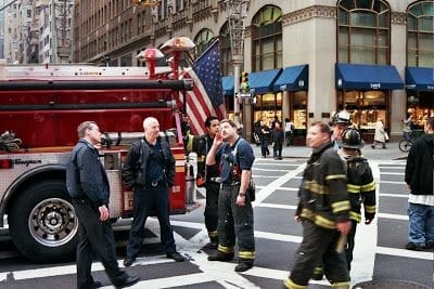 Homenaje Policías y Bomberos 11-S