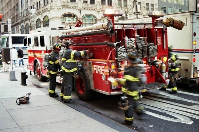 Homenaje Policías y Bomberos 11-S