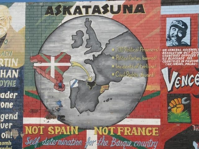 askatasuna euskadi murales belfast