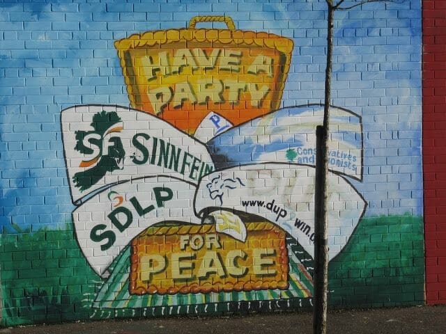 sinn fein have a party for peace