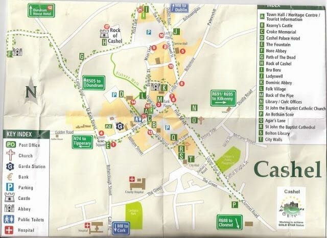 ROCK of CASHEL mapa