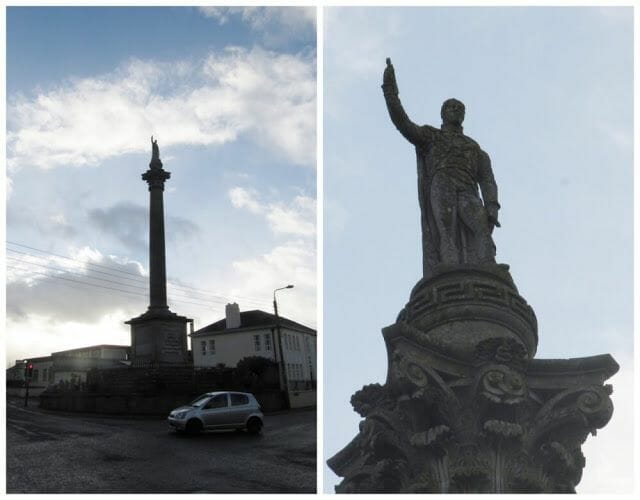 columna dedicada al Duque de Wellington de trim