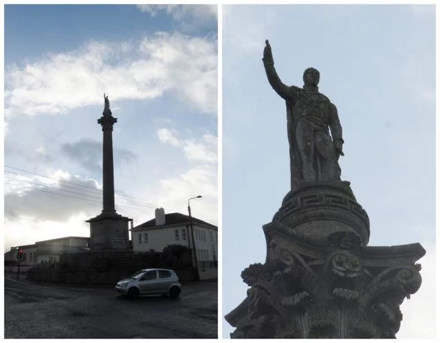columna dedicada al Duque de Wellington de trim