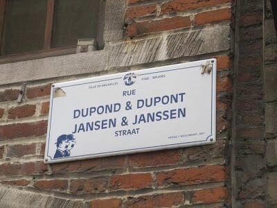 murales del comic de Bruselas