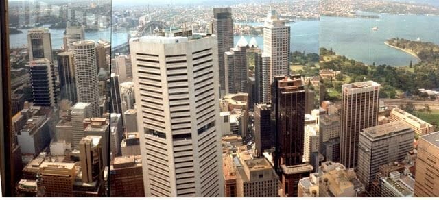 vistas desde torre de Sydney