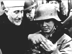 mufti jerusalen con soldado alemán