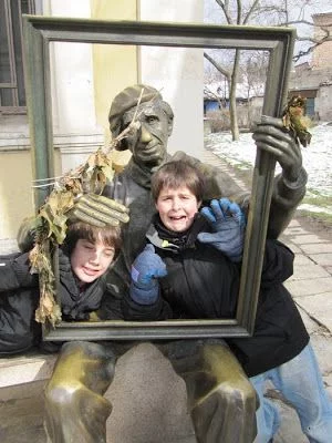 Plovdiv, foto en marco de cuadro