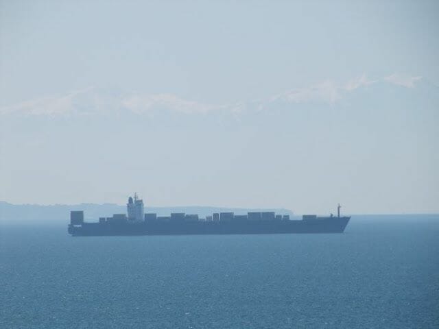 Monte Olimpo desde la Torre Blanca de Salonica