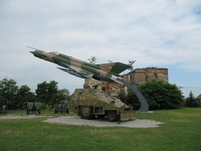 avion Mig 21 bis L17, mig 21 balcanes