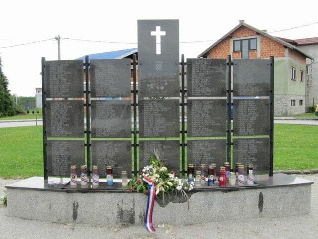 monumento caidos guerra yugoslavia