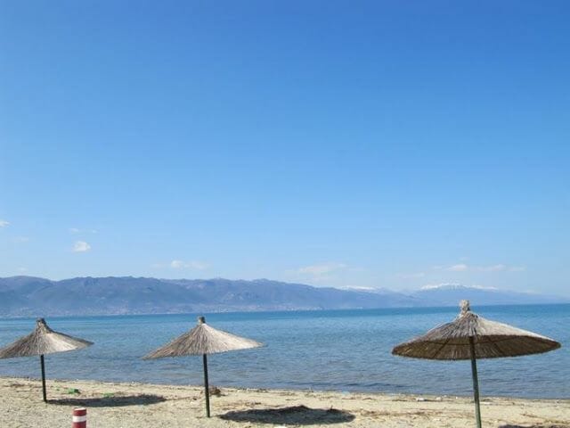 Lago Ohrid en Albania