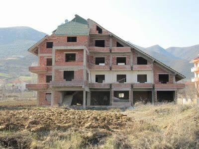 Lago Ohrid, casa en construcción