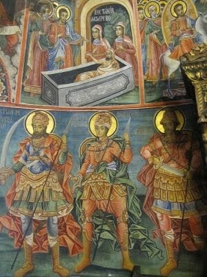 pinturas Monasterio de Preobrazhenski