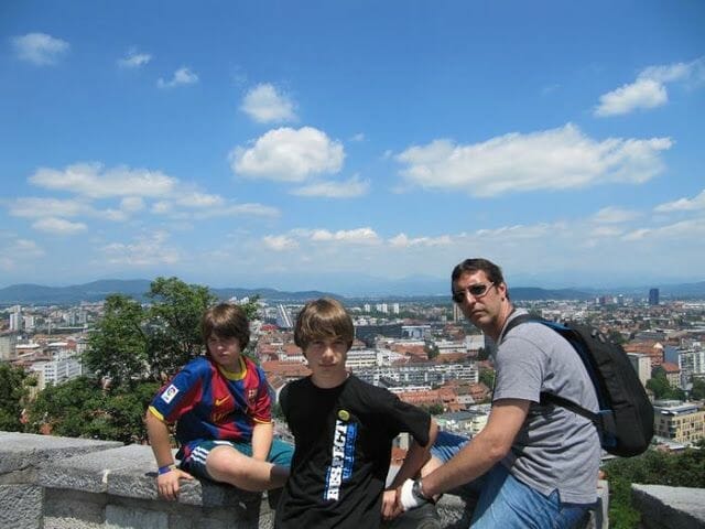 vistas castillo de Liubliana