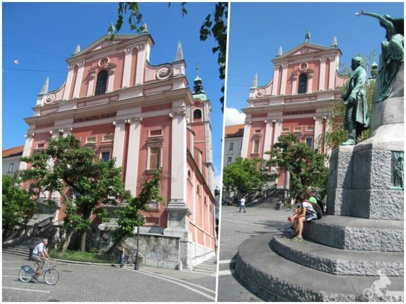 Iglesia franciscana de Liubliana o Franciškanska cerkev