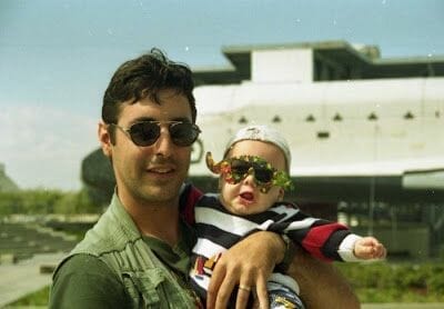 gafas de dinosaurio para pilotar el Columbia