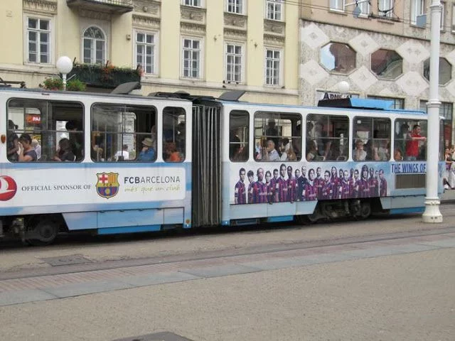 Trg. Josip Jelačić, plaza Josep Jelacic,plazas zagreb, tranvias croatas
