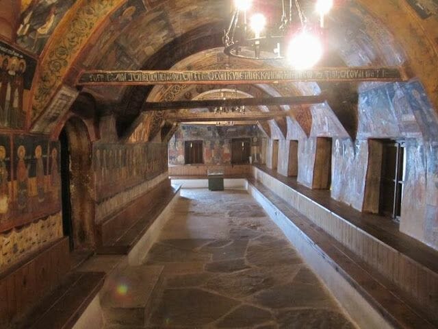 interior Iglesia de la Natividad Arbanasi 