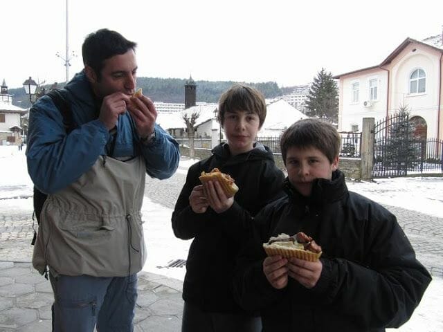 comida viaje a Bulgaria