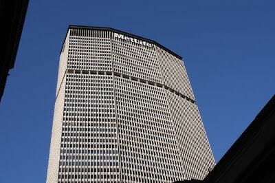 rascacielos de NY de Metlife en la calle 42 de Nueva York