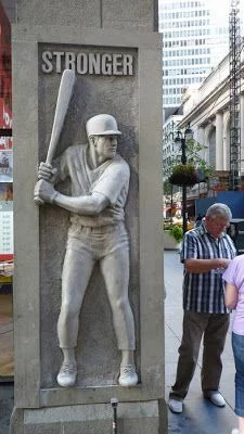 jugador beisbol calle 42 NY