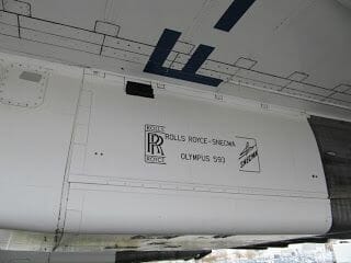 motor rolls royce concorde