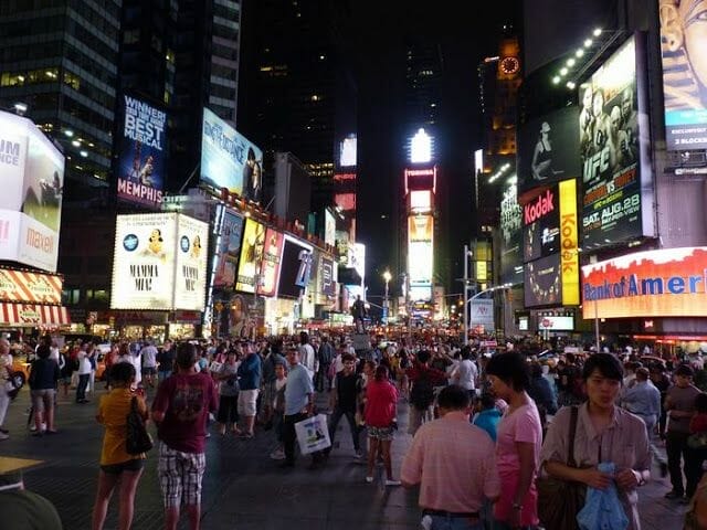 times square - mejores free tours en Nueva York