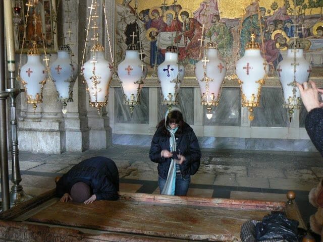Piedra de Unción del Santo Sepulcro de Jerusalén