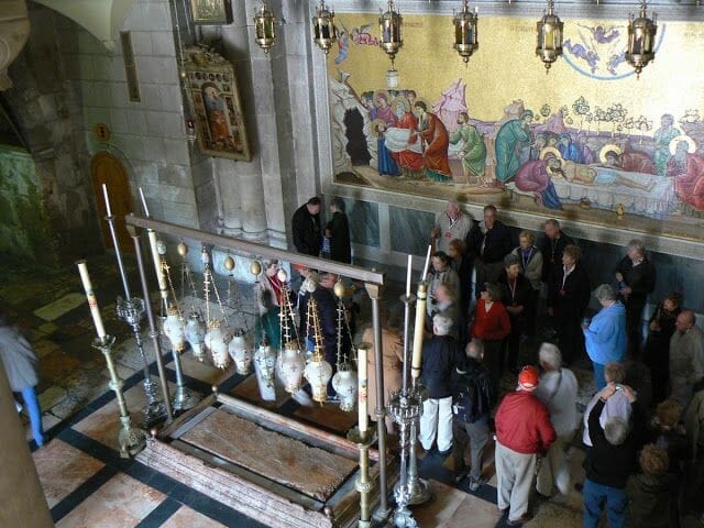 Piedra de Unción del Santo Sepulcro de Jerusalén