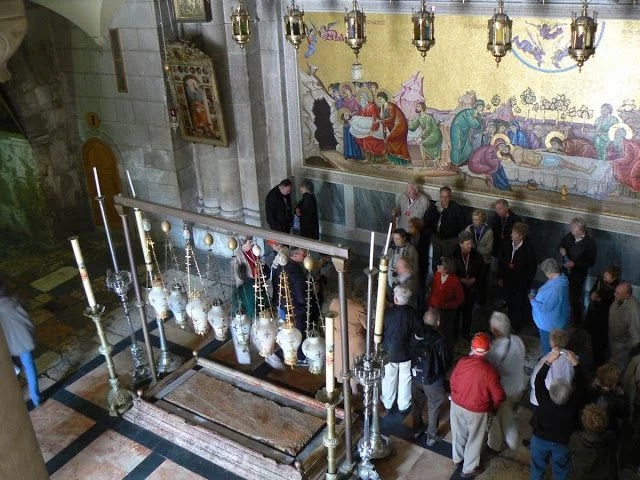 Piedra de Unción del Santo Sepulcro de Jerusalén