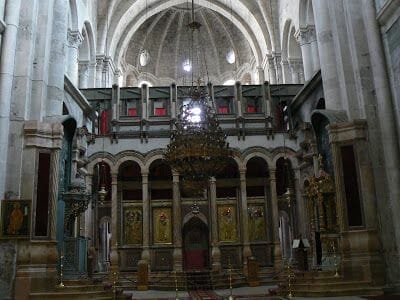 la Rotonda, que contiene la capilla Resurrección