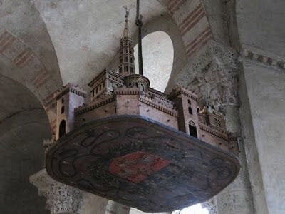 maqueta colgada San Sernin de Toulouse