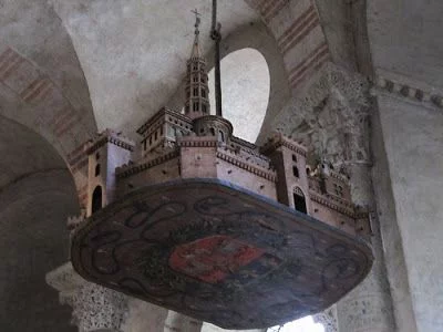 maqueta colgada San Sernin de Toulouse