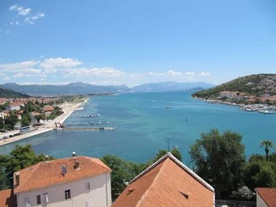 vistas bahía de Trogir