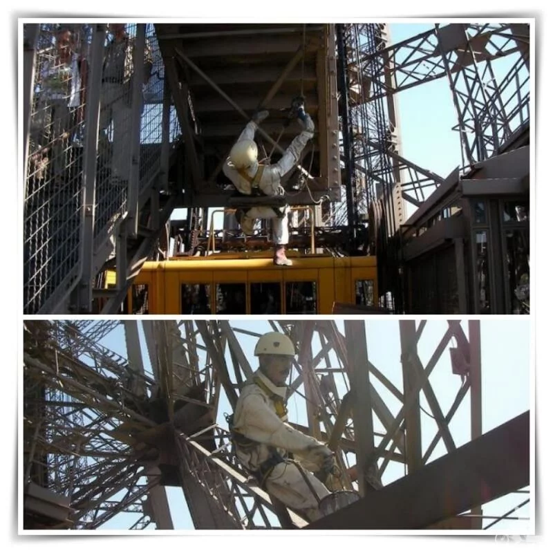 subir a la torre eiffel por los escalones