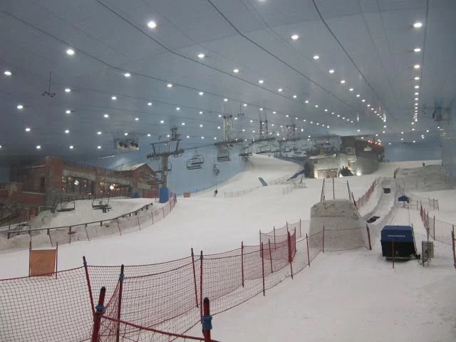 pistas indoor, dubai ski, esquiar en dubai