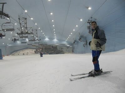 pistas indoor, dubai ski, esquiar en dubai