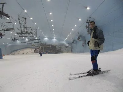pistas indoor, dubai ski, esquiar en dubai