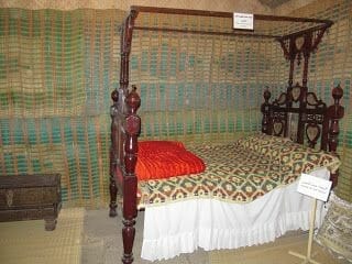 El museo de Dubai, cama
