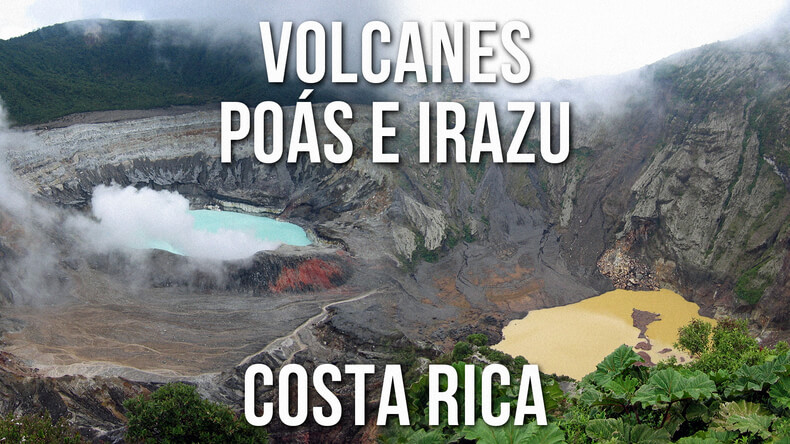 Volcan Poas e Irazu en Costa Rica