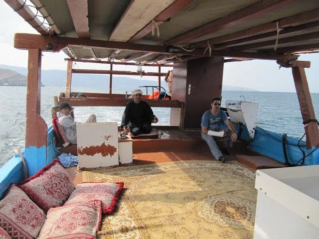 Musandam en dhow, estrecho de Ormuz