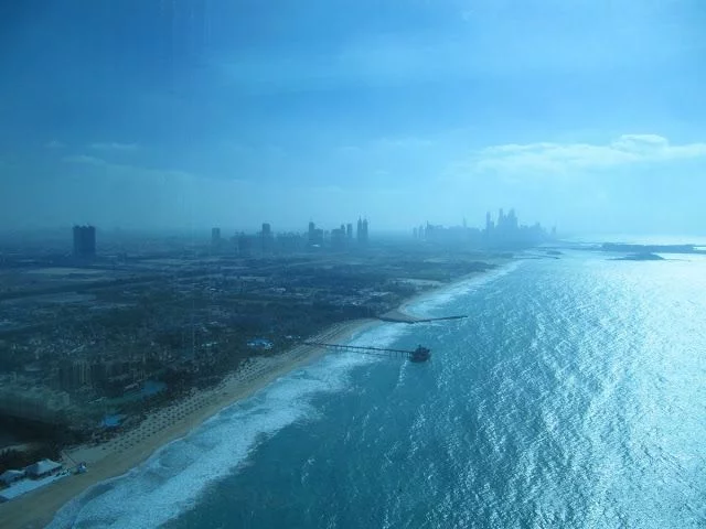 vistas desde el Burj al arab, restaurante Al Muntaha