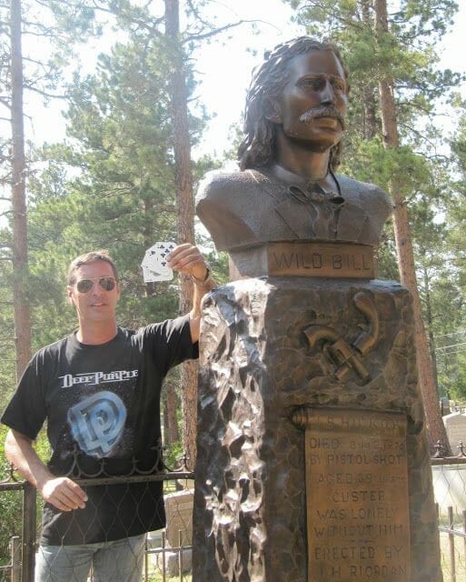 Tumba de Wild Bill la mano del muerto