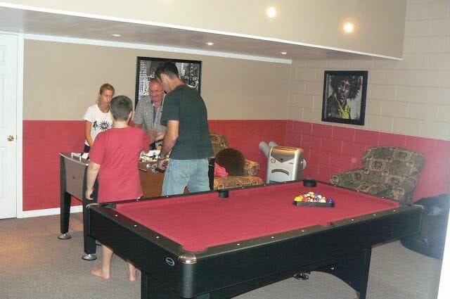 sala de juegos familiar